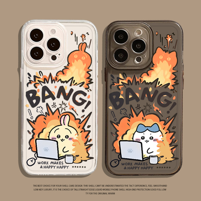 爆炸chiikawa手机壳适用苹果系列