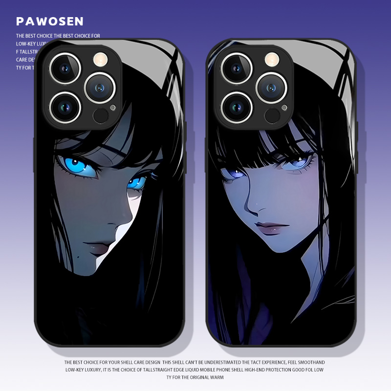 暗黑少女手机壳适用于苹果系列