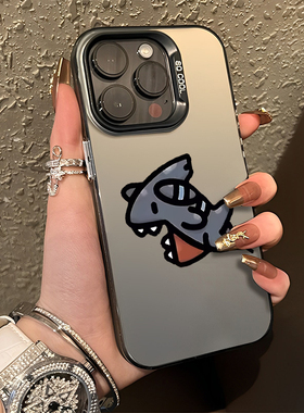 鲨鱼手机壳宝可梦适用华为mate60pro秒蛙种子p50荣耀100喷火龙14nova12/13新款90男生pura80/15/40/70/30/9/7