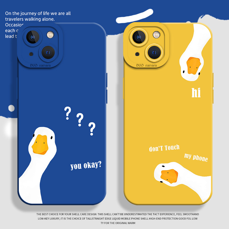 搞怪大白鹅手机壳适用于iqoo系列