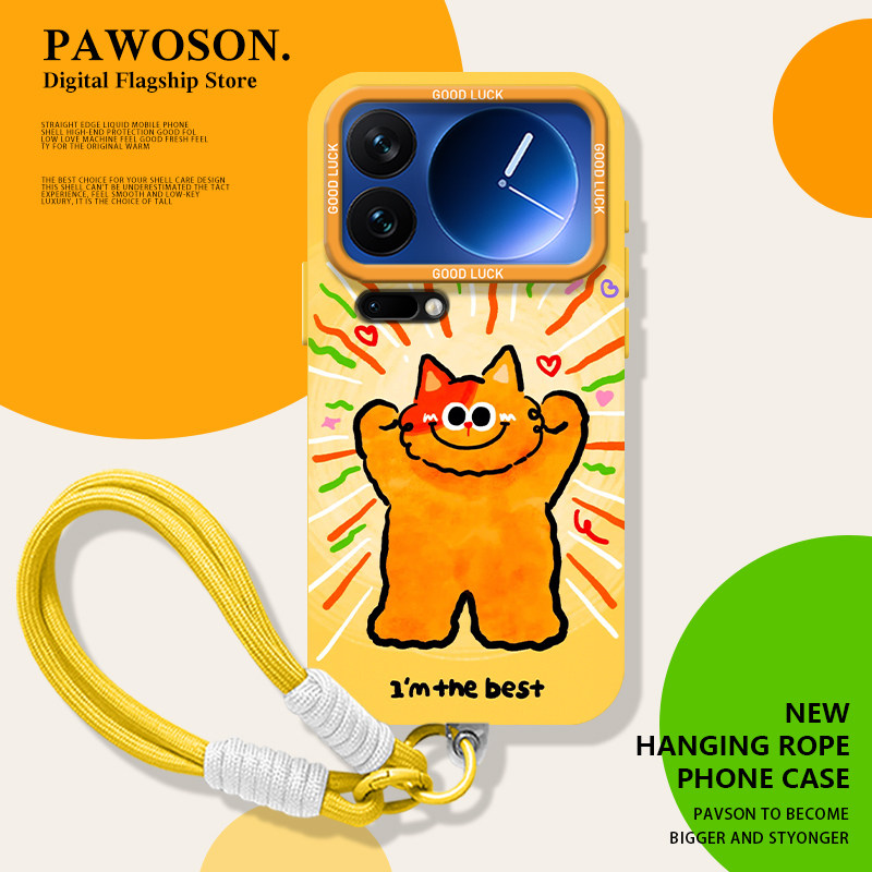 自信猫咪手机壳适用小米红米系列