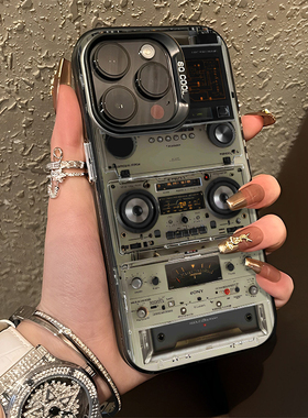 复古播放器手机壳适用小米15磁带14pro红米k80仿真k70艺术note13小众k60新款12s高级感11ultra男女k50/17/k90