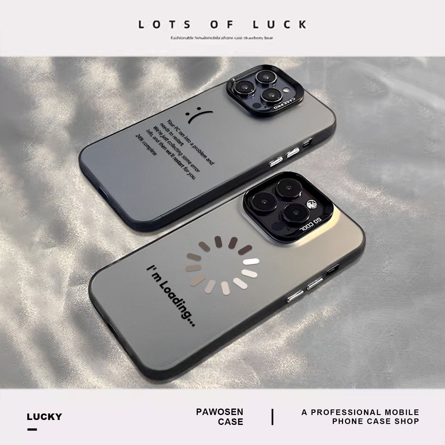 打工人黑屏手机壳适用苹果17promax彩银iphone16pro搞怪15plus趣味14上班13mini情侣12新款11文字x/8/xr/xs/7