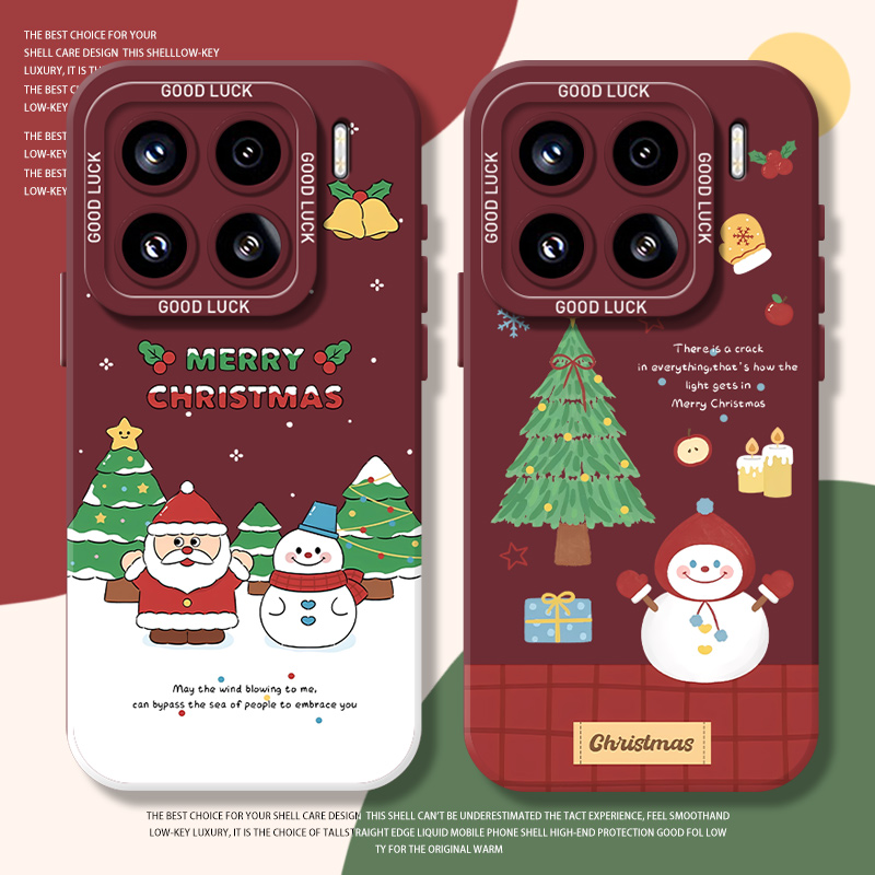 圣诞老人麋鹿手机壳适用小米红米