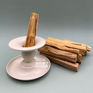 秘鲁圣木支架烛台容器鲍鱼壳圣木托盘容器氛围感装饰品器皿