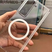 适用于三星w24 w25保护套w24超薄透明w23硬壳w22全包防摔男女w23外壳 5带中轴铰链磁吸手机壳新款 zfold6