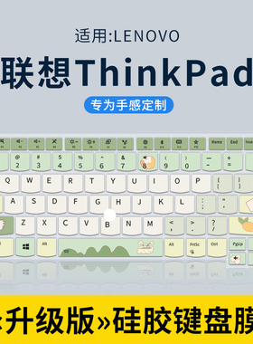 适用联想ThinkPad T14p E14键盘膜E15 E16 P15V笔记本X1Carbon电脑E480 E470 E580键盘保护膜ThinkPad X13 S2