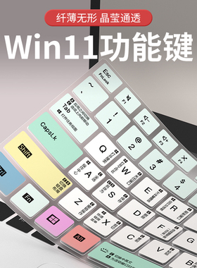 适用联想ThinkBook 14+ AI/16+ AI Win11快捷键键盘膜14P/14s/13x/13s笔记本Plus17/Plus2电脑16P键盘保护膜