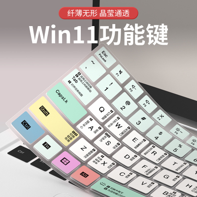 适用联想ThinkBook 14+ AI/16+ AI Win11快捷键键盘膜14P/14s/13x/13s笔记本Plus17/Plus2电脑16P键盘保护膜