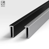 术几极简门铝合金极窄金属踢脚线超薄隐形墙角线无痕极简明暗装