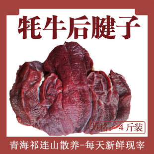 3斤 牛健子肉【京东】新鲜现宰原切牦牛肉青海祁连山散养草饲排酸