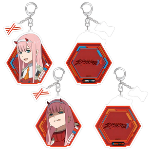 暴蒙正版DARLING in the FRANXX 国家队双面亚克力挂件02官谷周边