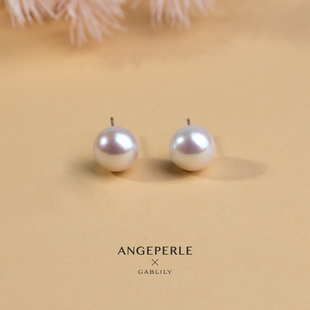 【超能小太阳严选】天使之泪淡水珍珠珈白丽淡水耳钉S925银经典
