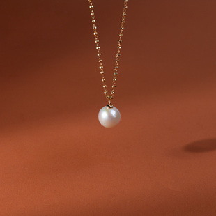 ANGEPERLE/天使之泪淡水珍珠吊坠时尚高级套链11-12mm