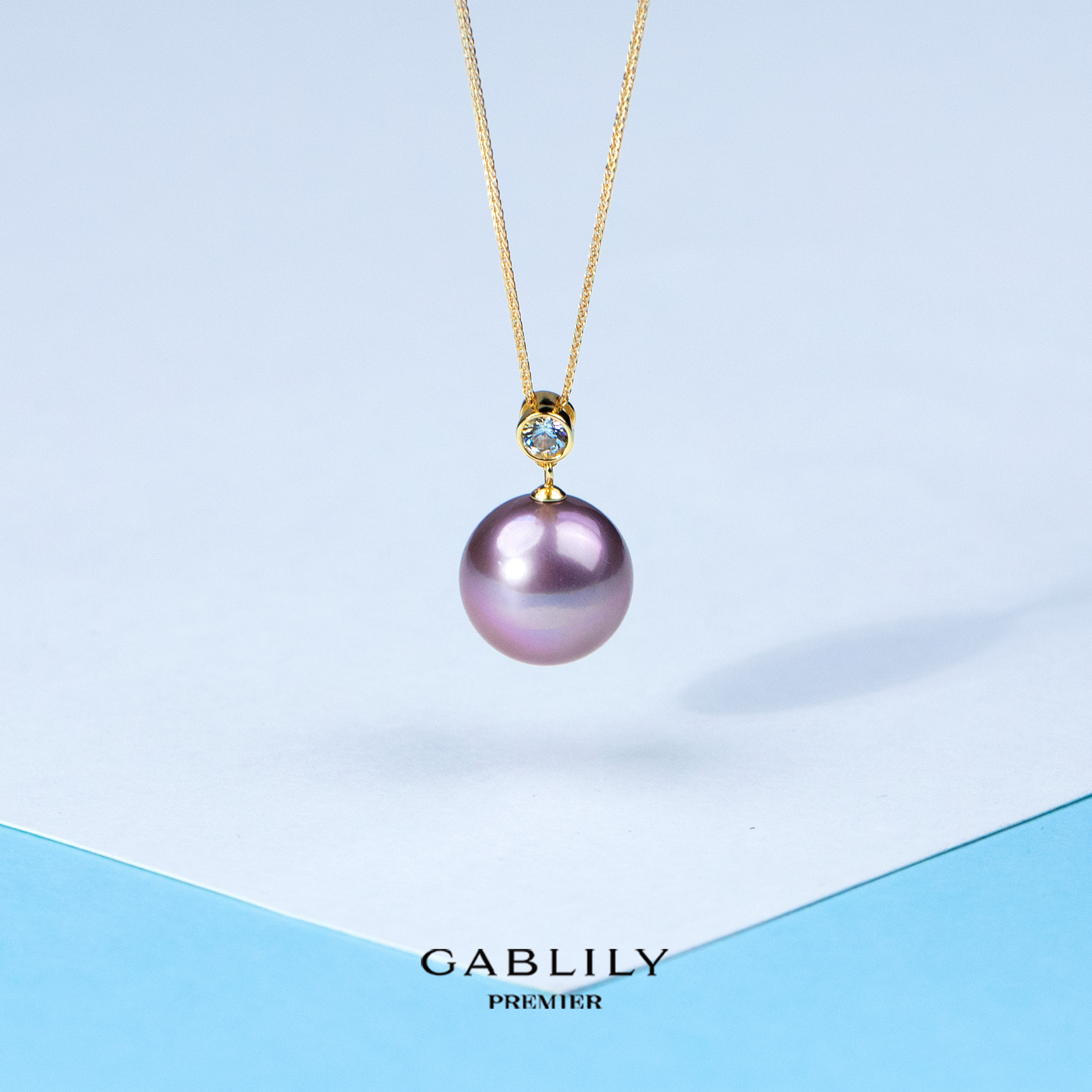 ANGEPERLE/天使之泪淡水珍珠紫珠吊坠-50公分肖邦链14-15mm,珠宝/钻石/翡翠,颈饰,淘宝优惠券,粉丝福利购,淘宝优惠卷