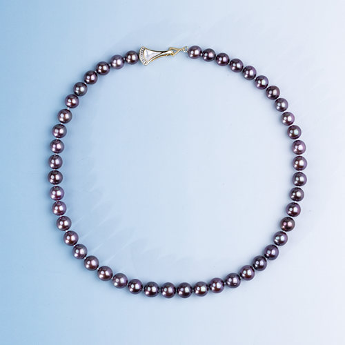 ANGEPERLE/天使之泪淡水珍珠“龙葵”项链S925银8.3-9.3mm