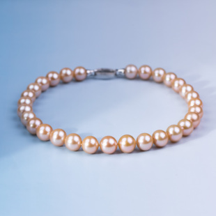 ANGEPERLE/天使之泪【大章鱼专属】淡水珍珠中国红项链13-15mm