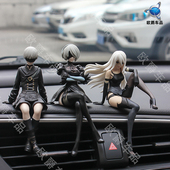 尼尔机械纪元 尤尔哈A2手办尤哈儿2B车载摆件汽车中控台车内装 饰品