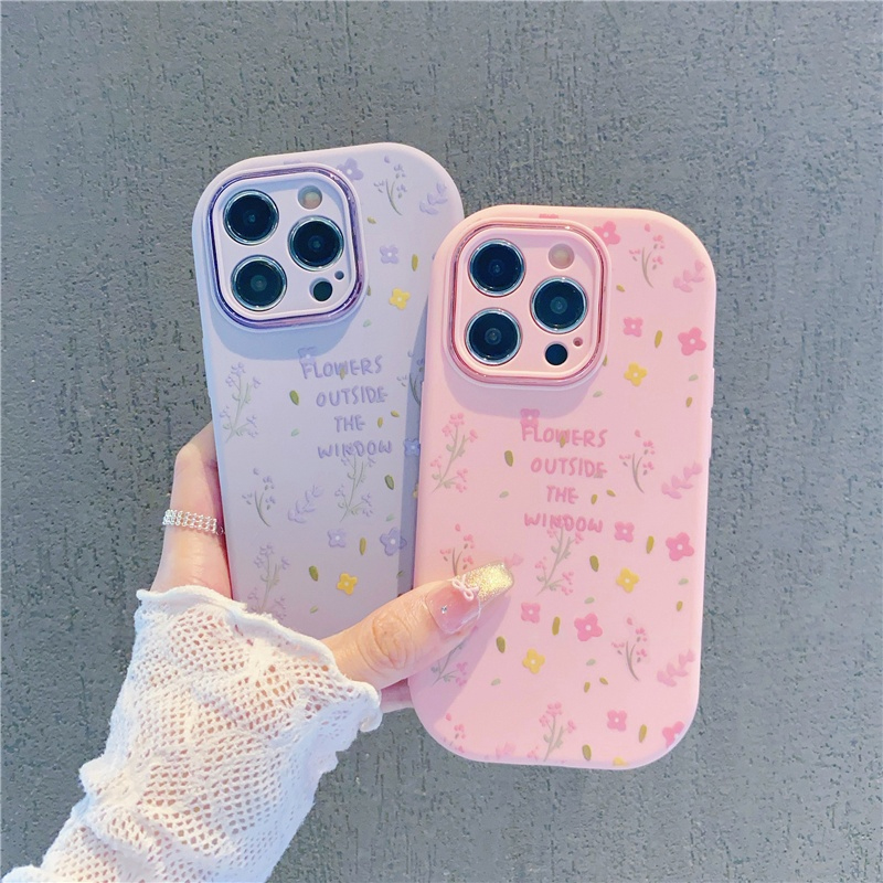 日韩ins碎花高级新款适用苹果16pro手机壳iPhone14max小米15华为mate70k60荣耀200nova13p50reno12oppofindx8