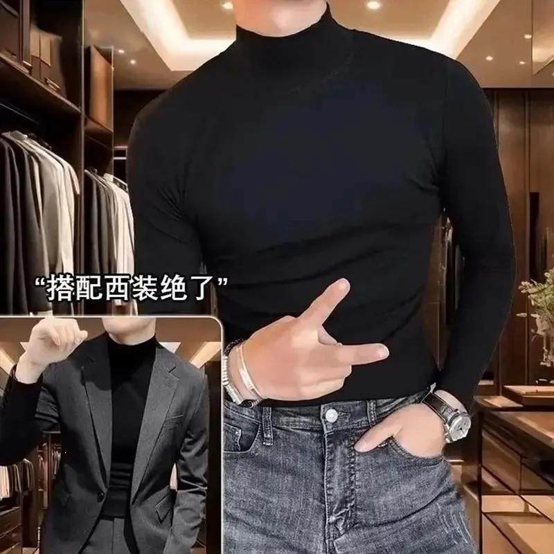 元梦轻奢秋冬新款双面德绒内搭长袖男士纯色半高领保暖内衣打,女士内衣/男士内衣/家居服,保暖上装,淘宝优惠券,粉丝福利购,淘宝优惠卷