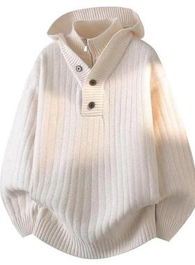 ROAD JASON服装旗舰秋冬T恤男装青少年时尚休闲潮流拼接针织大码