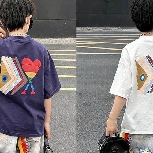有范YF优选1男童夏季长裤套装2026新款儿童个性休闲潮流痞帅两件