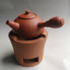 手工茶具茶壶复古家用陶瓷煮茶泡茶壶红泥炭炉茶壶紫砂壶耐烧 老式