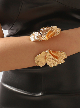 欧美夸张潮流金属感手链ZA时尚复