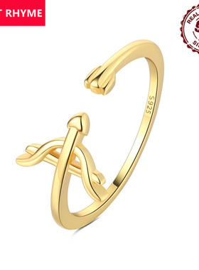 跨境直供S925纯银丘比特之箭开口