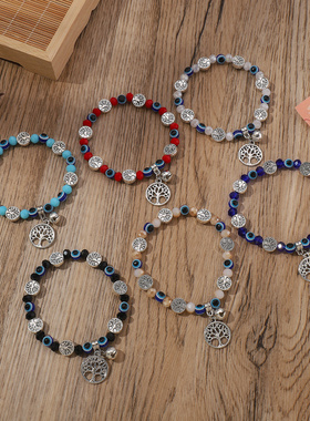 B2453欧美跨境新款邪恶之眼水晶