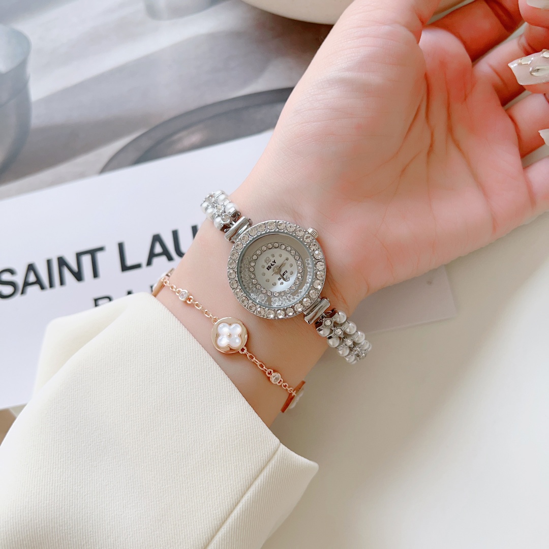 满钻小表盘轻奢小众气质手表女款