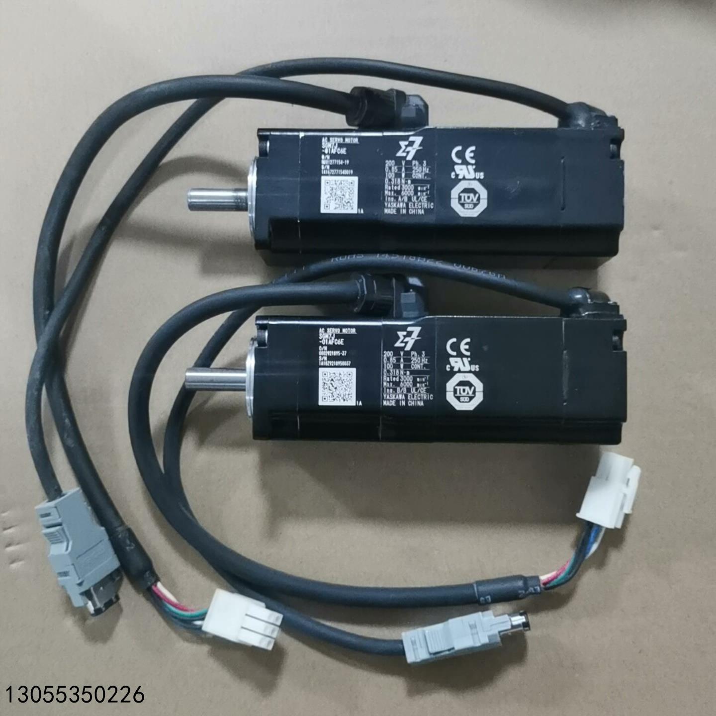 （议价）安川伺服电机SGM7J-01AFC6E原装拆机件整体成色