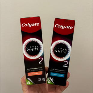 现货 泰国colgate optic white 高露洁牙膏85g