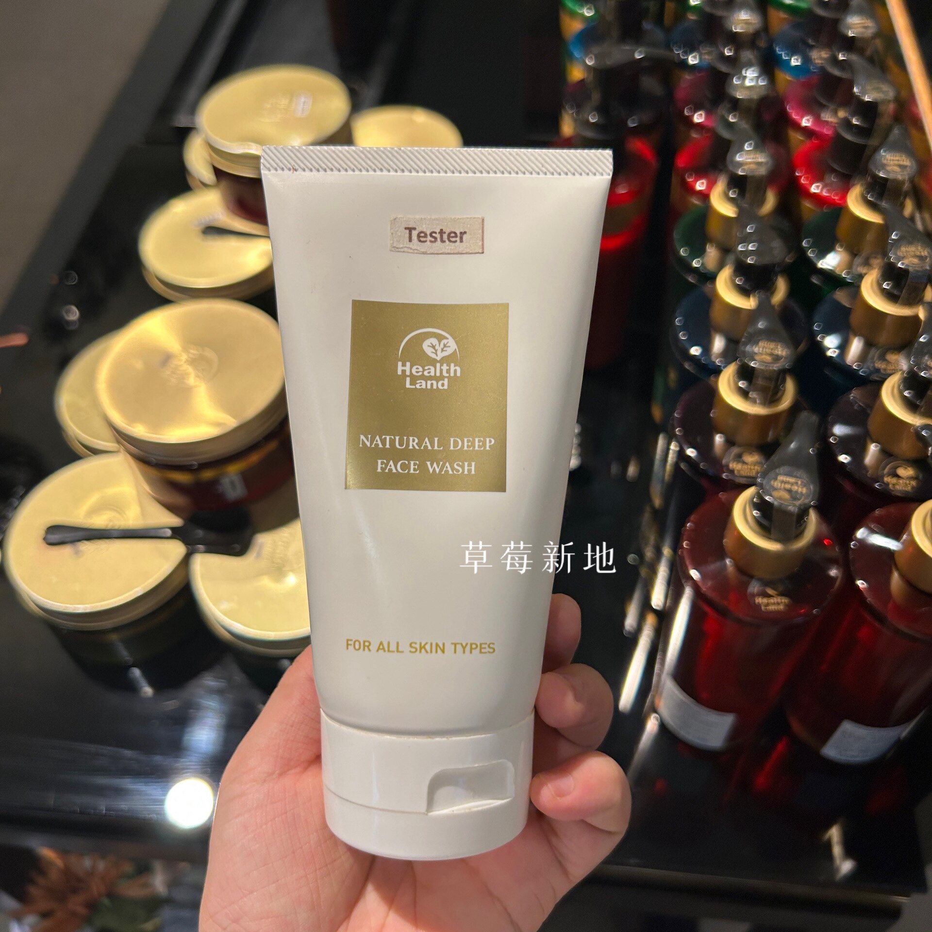 现货 泰国HEALTH LAND NATURAL DEEP 洗面奶100ml