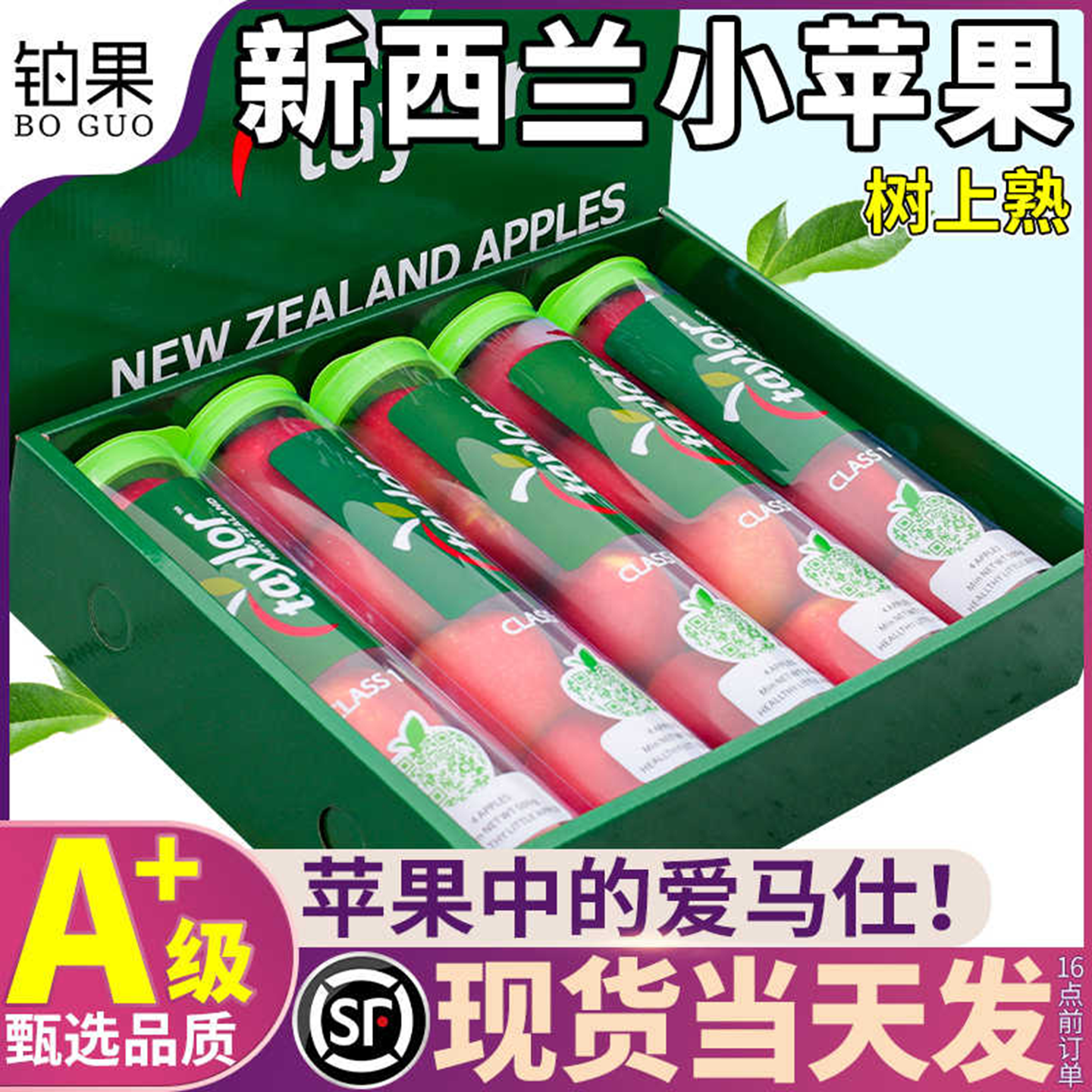 顺丰礼盒装新西兰进口小苹果