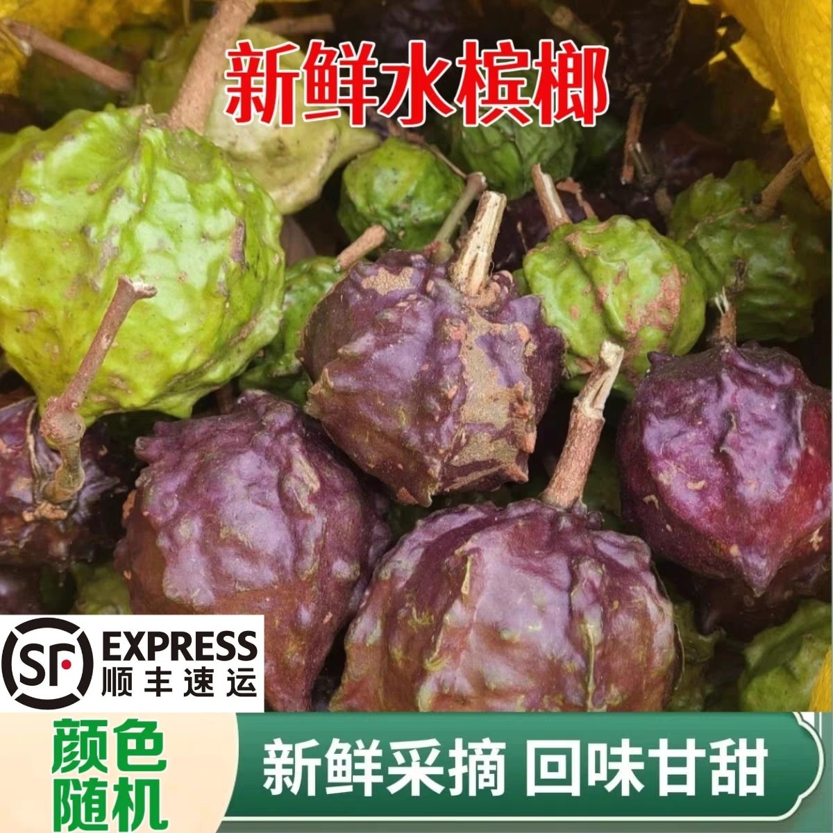 特产水槟榔马槟榔屈头鸡 新鲜现采稀有野果 当季鲜果速发