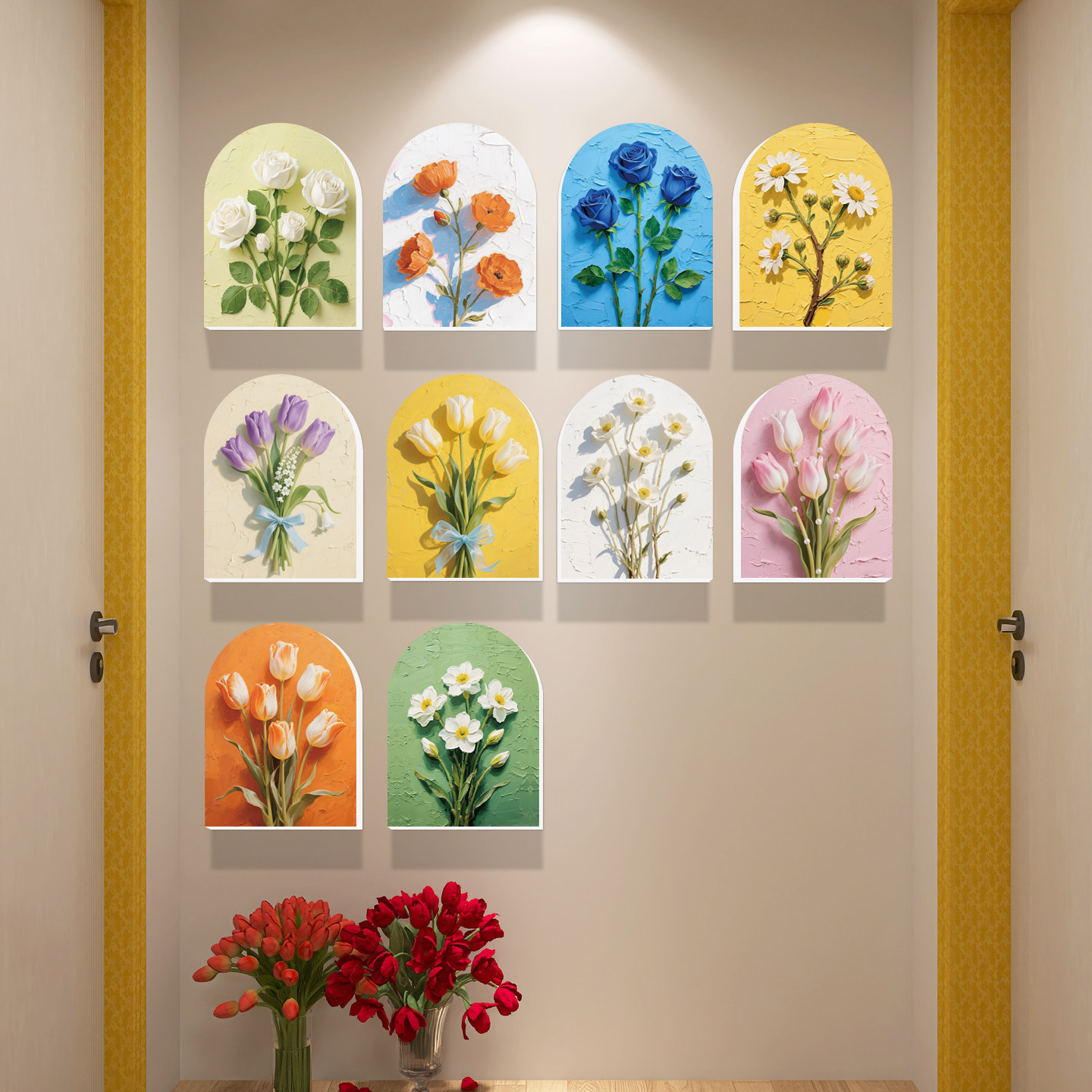 网红ins风轻奢装饰贴画遮丑补洞墙贴少女心房间改造墙面装饰门贴,家居饰品,软装墙贴,淘宝优惠券,粉丝福利购,淘宝优惠卷