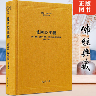 包邮正版梵网经注疏佛教十三经注疏梵网经古迹记佛说梵网经菩萨心地品合注梵网经心地品菩萨戒义疏发隐楼宇烈主编佛教书籍