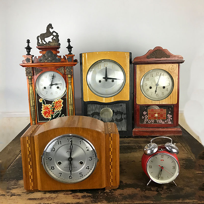 采购产品旧物品，旧时钟，旧挂钟，80年代民间怀旧的老式北极星挂