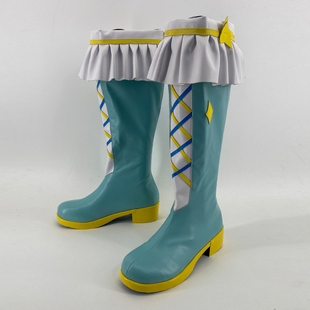 偶像活动stars 白鸟姬cosplay鞋子靴子定制 来图定制动漫鞋游戏