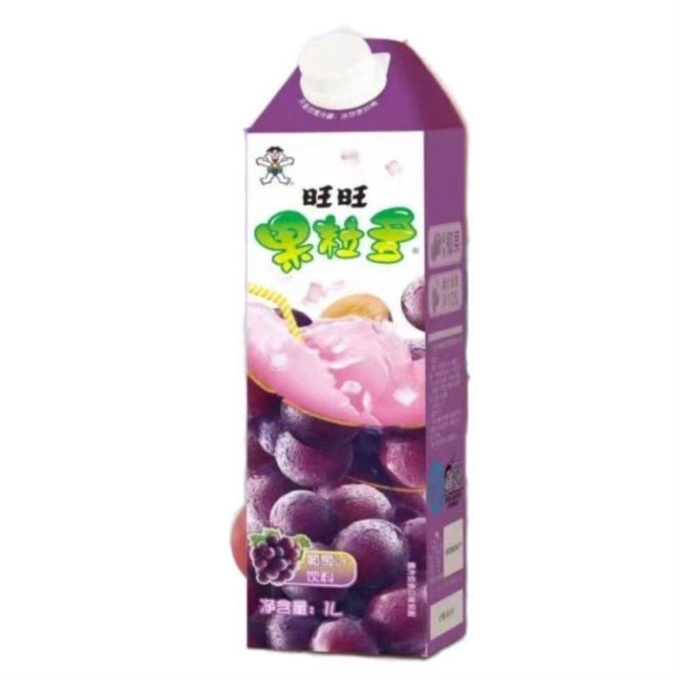 旺旺大果粒多300ml1l新品百香果柠檬芒果凤梨旺仔吸吸冻葡萄橙汁