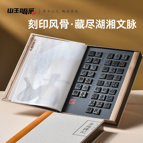 湖南特产长沙伴手礼创意活字茶