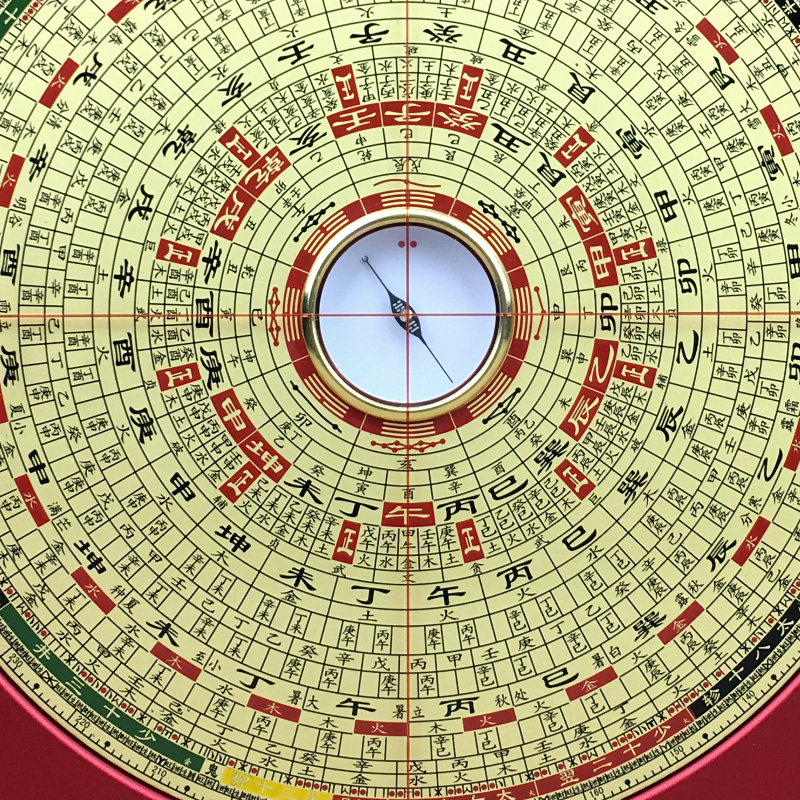 铝镁合金罗盘高精度专业纯铜杨公三元三合综合经仪办公室桌面摆件