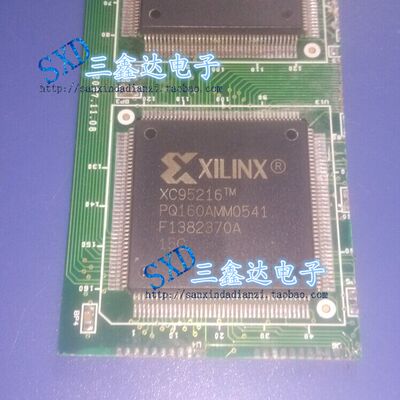XC95216-PQG160C原装进口拆机带板可编程逻辑器件XC95216-15pq160