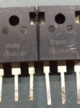 D75E60 原装进口拆机TO-247 快恢复整流管 75A600V 测量好可直拍