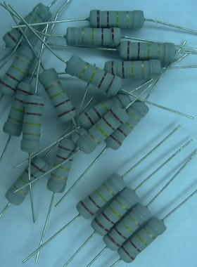 电磁炉用 2W820K电磁炉 配件碳膜电阻2W 820K 电阻1%  100个=10元