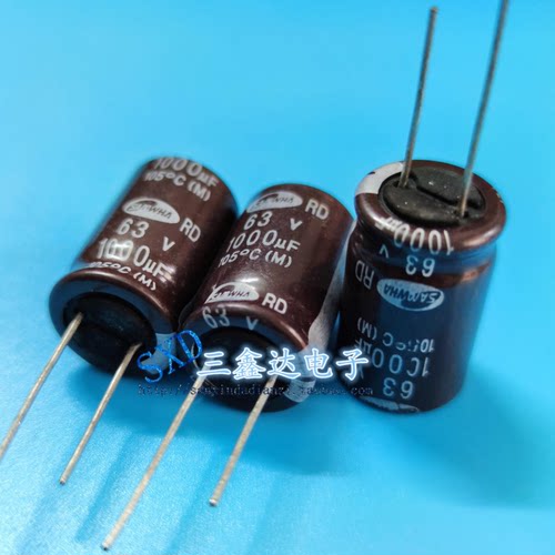 63V1000UF 1000UF63V原装韩国 波电解电容  16X25 16*30