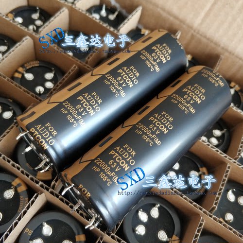 63V22000UF 22000UF63V全新原装FORAUDIO功放音频电容35*100  4脚
