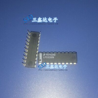 LM1036N LM1036原装拆机双通道直流控制音量 音量平衡电路芯片