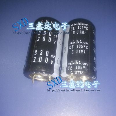 电解电容200V330UF，22*35进口原装200V330UF特价